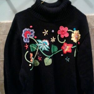 Quacker Factory Turtle Neck Sweater